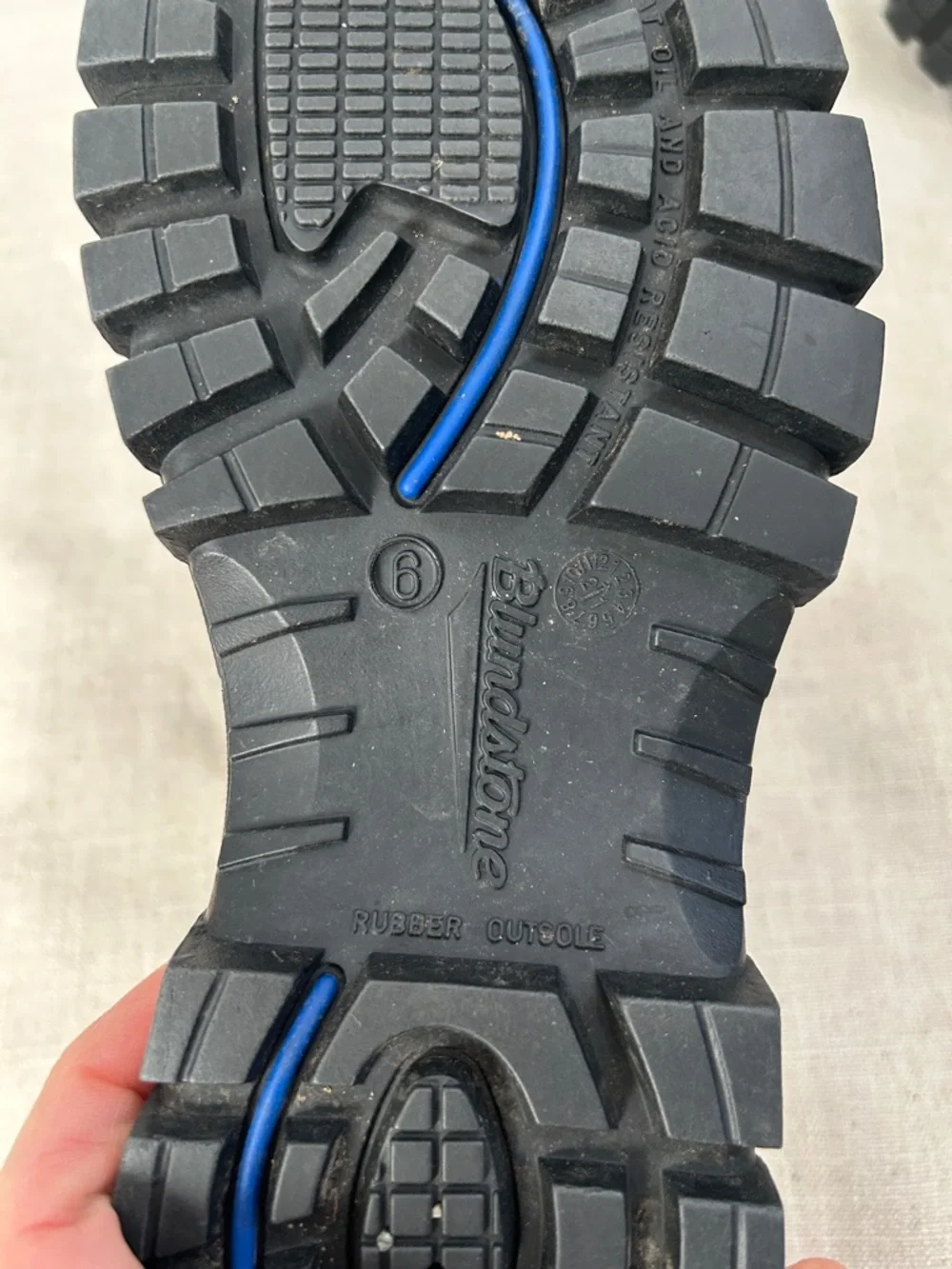 Blundstone #990 Unisex Steel Toe Work Boots Black Chelsea Slip-On - Picture 4 of 15